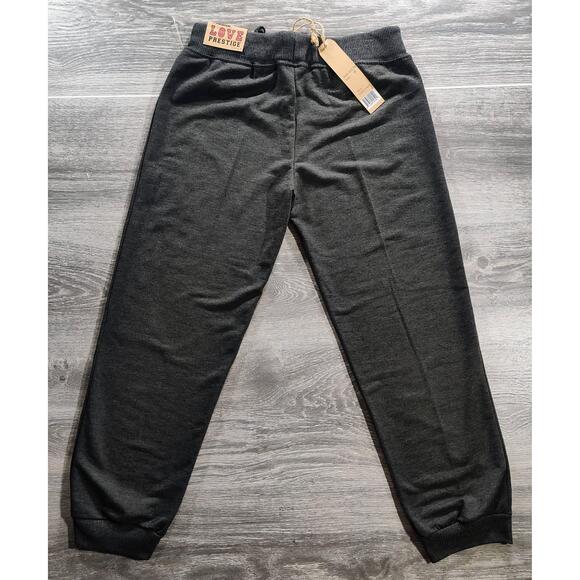 Prestige Edge LOVE Sequined Drawstring Cropped Sweatpants Womens Juniors Size M - Picture 7 of 11